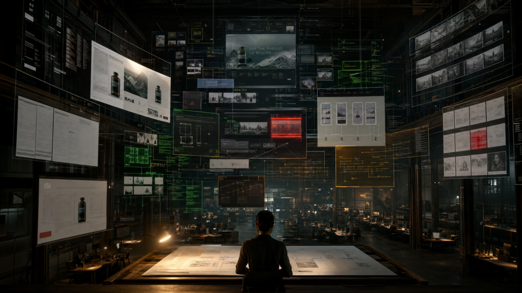 Lovelace creative technologist agent profiling incoming wireframes and design assets